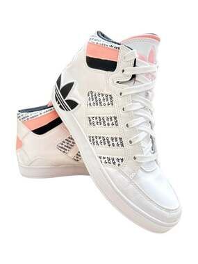 ADIDAS HARD COURT HIGH TOP SNEAKERS